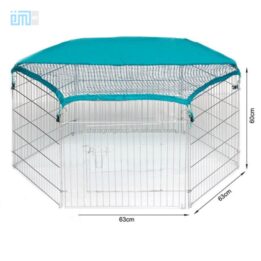 Large Playpen Large Size Folding Removable Stainless Steel Dog Cage Kennel 06-0112 www.gmtpet.com