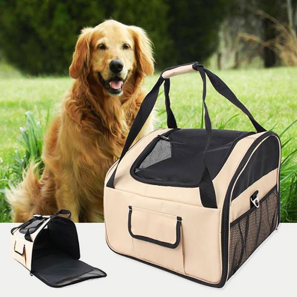 Dog Carrier Pet Travel Bag 600D Oxford Size S And M 06-0020 Dog Bag & Mat: Pet Products, Dog Goods 600D