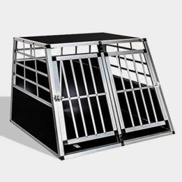 Aluminum Large Double Door Dog cage 65a 06-0773 www.gmtpet.com