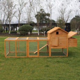 Chinese Mobile Chicken Coop Wooden Cages Large Hen Pet House www.gmtpet.com