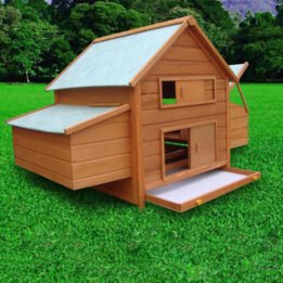 Wooden pet house Double Layer Chicken Cages Large Hen House www.gmtpet.com