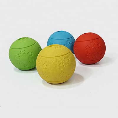Dog Leaky Food Ball: Rubber Toy Safety Tough Dog Toy 06-0671 Pet Toys: Pet Toys Products, Dog Goods 2020 dog toy