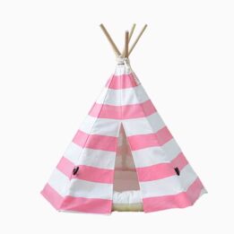 Canvas Teepee: Factory Direct Sales Pet Teepee Tent 100% Cotton 06-0943 www.gmtpet.com