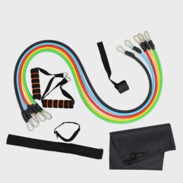 11 Pieces Resistance Band  Elastic Tube Resistance Training Equipment Fitness Equipment Pull Rope Set www.gmtpet.com
