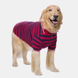 Pet Clothes Thin Striped POLO Shirt Two-legged Summer Clothes 06-1011-1 www.gmtpet.com