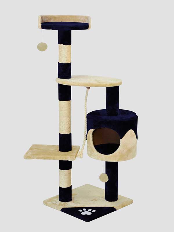 Poste moderno del rasguño del gato del árbol de la felpa de la cuerda del sisal de la venta al por mayor del OEM www.gmtpet.com