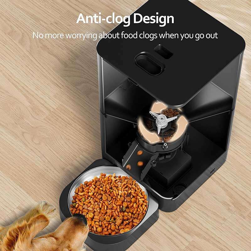 Wholeasle Amazon food feeder double meal feeder pet smart feeder