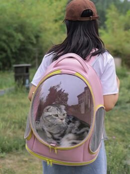 Oxford Transparent Pet Bag Cat bag Backpack 103-45096 www.gmtpet.com