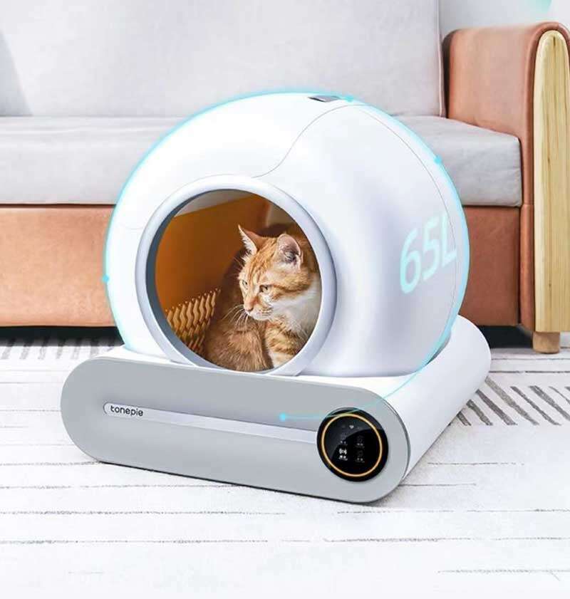 Wholesale APP Control Intelligent Smart Self Cleaning Litter Box for Cats Automatic Cat Toilet Litter Box 116-5903 Pet Products Factory, OEM Manufacturer, Supplier, Agent www.gmtpet.com Smart Cat litter box, Cat Litter Box, Cat Litter Box & Accessories, Cat Litter Box And Accessories