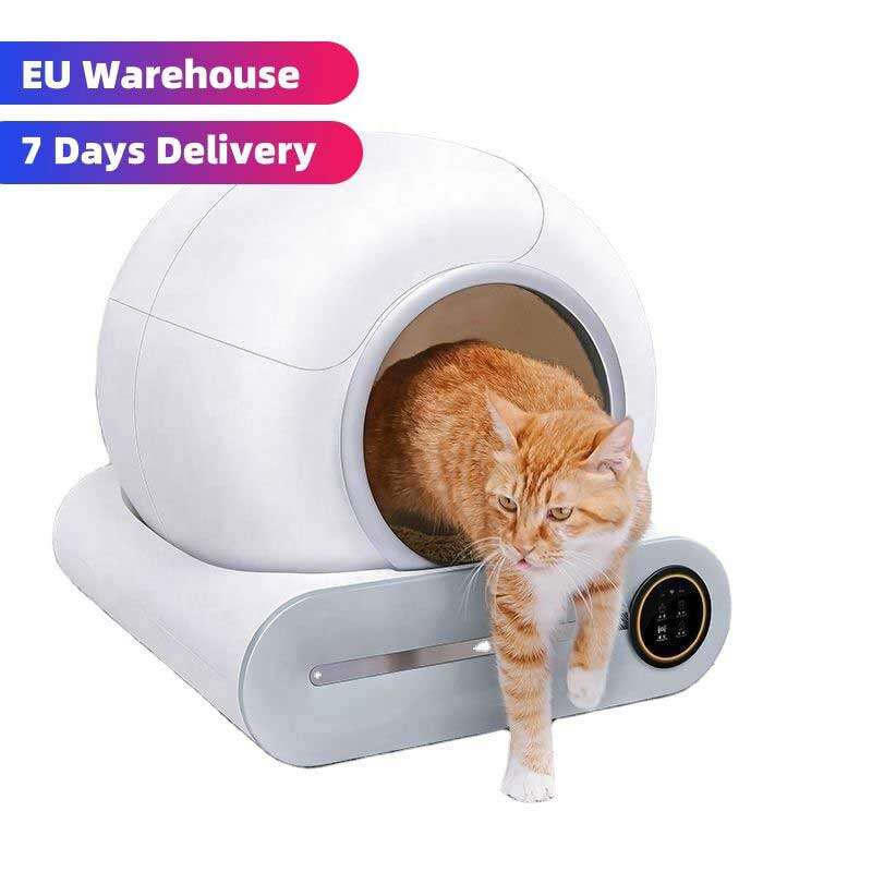 Wholesale APP Control Intelligent Smart Self Cleaning Litter Box for Cats Automatic Cat Toilet Litter Box 116-5903 Pet Products Factory, OEM Manufacturer, Supplier, Agent www.gmtpet.com Smart Cat litter box, Cat Litter Box, Cat Litter Box & Accessories, Cat Litter Box And Accessories