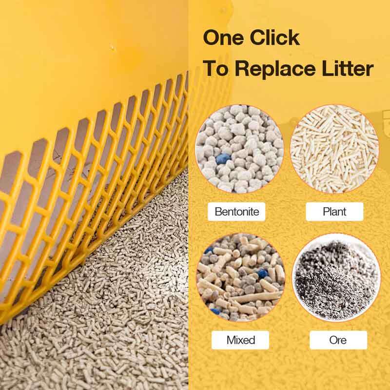 Customized logo Modern Abs Plastic Cat Automatic Self Cleaning Litter Box for Cats 116-5905 Pet Products Factory, OEM Manufacturer, Supplier, Agent www.gmtpet.com Smart Cat litter box, Cat Litter Box, Cat Litter Box & Accessories, Cat Litter Box And Accessories