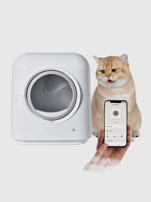 New Fashion Design Low Noise App Control Intelligent Electric Self Cleaning Smart Automatic Cat Litter Box 116-5906 Pet Products Factory, OEM Manufacturer, Supplier, Agent www.gmtpet.com Smart Cat litter box, Cat Litter Box, Cat Litter Box & Accessories, Cat Litter Box And Accessories