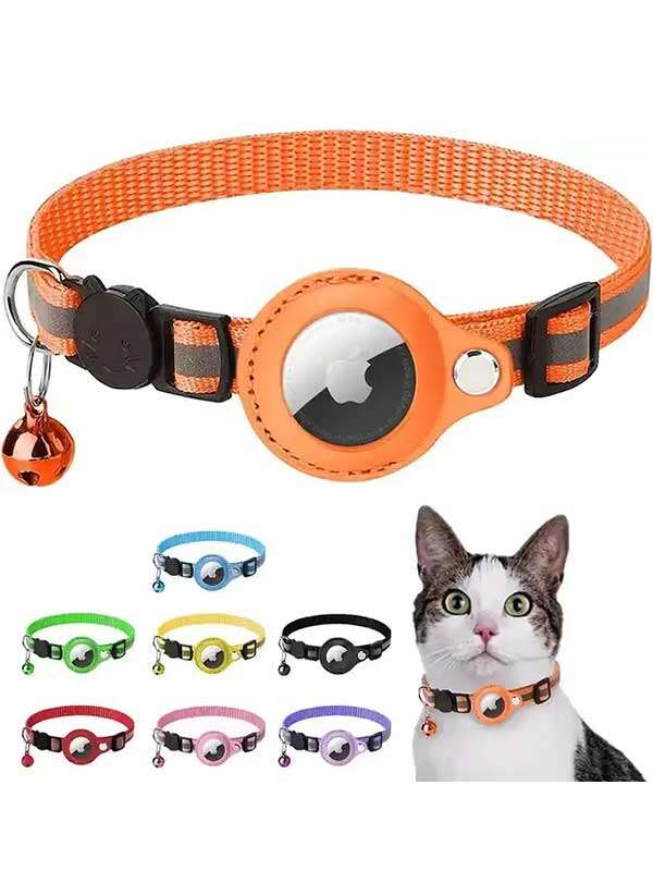 Wholease High Quality Adjustable Cat Collar Air Tag Outdoor Use Dog Collar With GPS Tracking Pet Collar Leash Dog 108-5101 Pet Products Factory, OEM Manufacturer, Supplier, Agent www.gmtpet.com Wholease Adjustable GPS Tracking Pet Cat Dog Collar