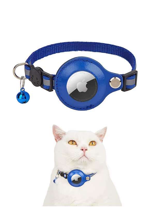 Wholease High Quality Adjustable Cat Collar Air Tag Outdoor Use Dog Collar With GPS Tracking Pet Collar Leash Dog 108-5101 Pet Products Factory, OEM Manufacturer, Supplier, Agent www.gmtpet.com Wholease Adjustable GPS Tracking Pet Cat Dog Collar