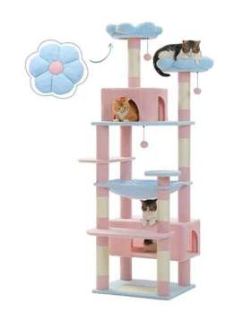 72-Inch Blue Flower Indoor Cat Tower with Steel Frame Hammock 7 Scratching Posts 2 Condos Perches Wood Material Carton Packed 105-62090 Pet Products Factory, OEM Manufacturer, Supplier, Agent www.gmtpet.com cat trees scratcher, bog cat tree, cat tower tree dropshipping, mushroom cat tree, purple cat tree, cat trees and scratching post, cat tree house, cat climbing tree house tower, minimalistic cat tree, cheese cat trees, cat tree tower large, cat christmas tree, cat-tree-dropshipping, cat tree for indoor cats, cat tree custom, wall-mounted cat tree, cat tree real wood, tree for big cats, wholesale cat trees, cat tree dropshipping, high quality cat tree, plastic cat tree, tree for cats 140cm, cat tree forest, custom cat tree tall, rope for cat tree, fabric for cat tree, rattan cat tree, luxury cat tree massive, simple cat tree, cat tree modern, cat tree cute, mau cat tree, cat tree wall, cat tree castle, large cat tree tower, high cat tree, 54 cat tree, cherry blossoms cat tree, cat tree 1 pieces, magic forest cat tree, cat tree house free shipping, modern wooden luxury cat tower tree, wooden cat furniture tree cat, basket cat tree, indoor stimulation tree for cats, luxury pet wooden cat tree, cute cat tree, cat tree with leaves, bookcase cat tree, real wood cat tree, pink cat tree, cat wooden tree, small cat trees, palm cat tree, luxury cat tree house, large cat tree house, cactus cat tree, lidl cat trees, cat tree parts, cat tree xl, cat wood tree, tree cat scratcher, flower cat tree, cat tree,