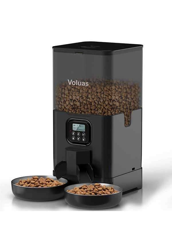 Wholeasle Amazon 4L 6L food feeder double meal feeder pet smart feeder pet automatic feeder 131-23501 Pet Products Factory, OEM Manufacturer, Supplier, Agent www.gmtpet.com Wholeasle Amazon food feeder double meal feeder pet smart feeder