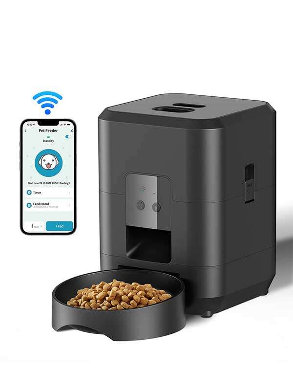 Wholesale OEM 2L White Pet Cat Dog Smart Feeder Product direct Pet products factory Manufacturer and Supplier Agent 131-23508 Pet Products Factory, OEM Manufacturer, Supplier, Agent www.gmtpet.com Wholeasle Amazon food feeder double meal feeder pet smart feeder