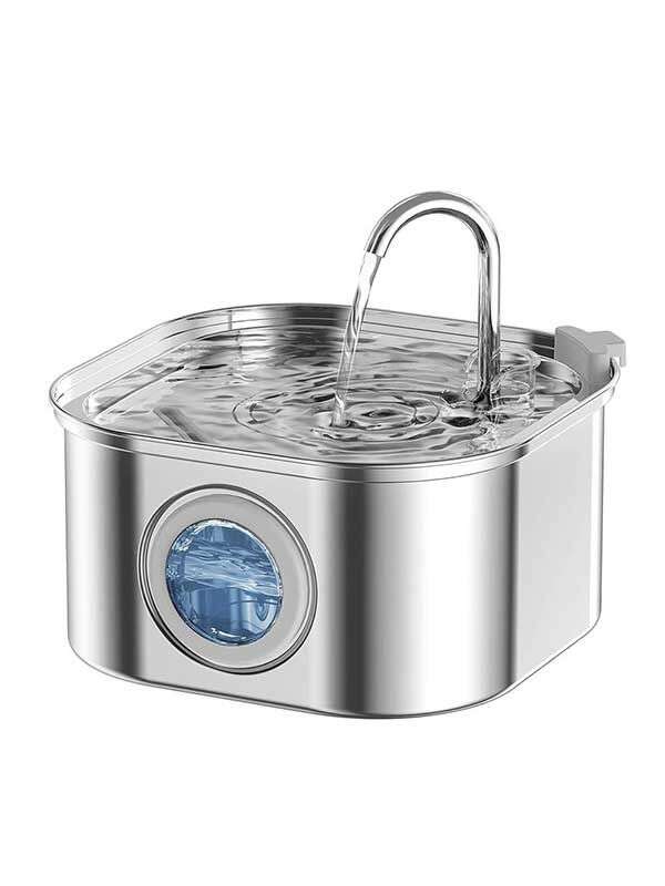Wholesale 3.2L Stainless Steel Pet Water Dispenser Cat Water Feeder Dog Water Dispenser 120-3322 Pet Products Factory, OEM Manufacturer, Supplier, Agent www.gmtpet.com OEM ODM Wholesale stainless steel pet cat dog water dispenser Fountain