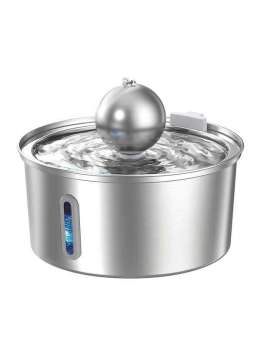 Wholesale 3.2L Stainless Steel Pet Water Dispenser Cat Water Feeder Dog Water Dispenser 120-3364 Pet Products Factory, OEM Manufacturer, Supplier, Agent www.gmtpet.com OEM ODM Wholesale stainless steel pet cat dog water dispenser Fountain