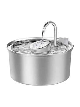 Wholesale 3.2L Stainless Steel Pet Water Dispenser Cat Water Feeder Dog Water Dispenser 120-3367 Pet Products Factory, OEM Manufacturer, Supplier, Agent www.gmtpet.com OEM ODM Wholesale stainless steel pet cat dog water dispenser Fountain