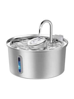 Wholesale 3.2L Stainless Steel Pet Water Dispenser Cat Water Feeder Dog Water Dispenser 120-3368 Pet Products Factory, OEM Manufacturer, Supplier, Agent www.gmtpet.com OEM ODM Wholesale stainless steel pet cat dog water dispenser Fountain