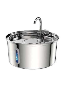 Wholesale 3.2L Stainless Steel Pet Water Dispenser Cat Water Feeder Dog Water Dispenser 120-3369 Pet Products Factory, OEM Manufacturer, Supplier, Agent www.gmtpet.com OEM ODM Wholesale stainless steel pet cat dog water dispenser Fountain