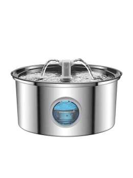 Wholesale 3.2L Stainless Steel Pet Water Dispenser Cat Water Feeder Dog Water Dispenser 120-3371 Pet Products Factory, OEM Manufacturer, Supplier, Agent www.gmtpet.com OEM ODM Wholesale stainless steel pet cat dog water dispenser Fountain